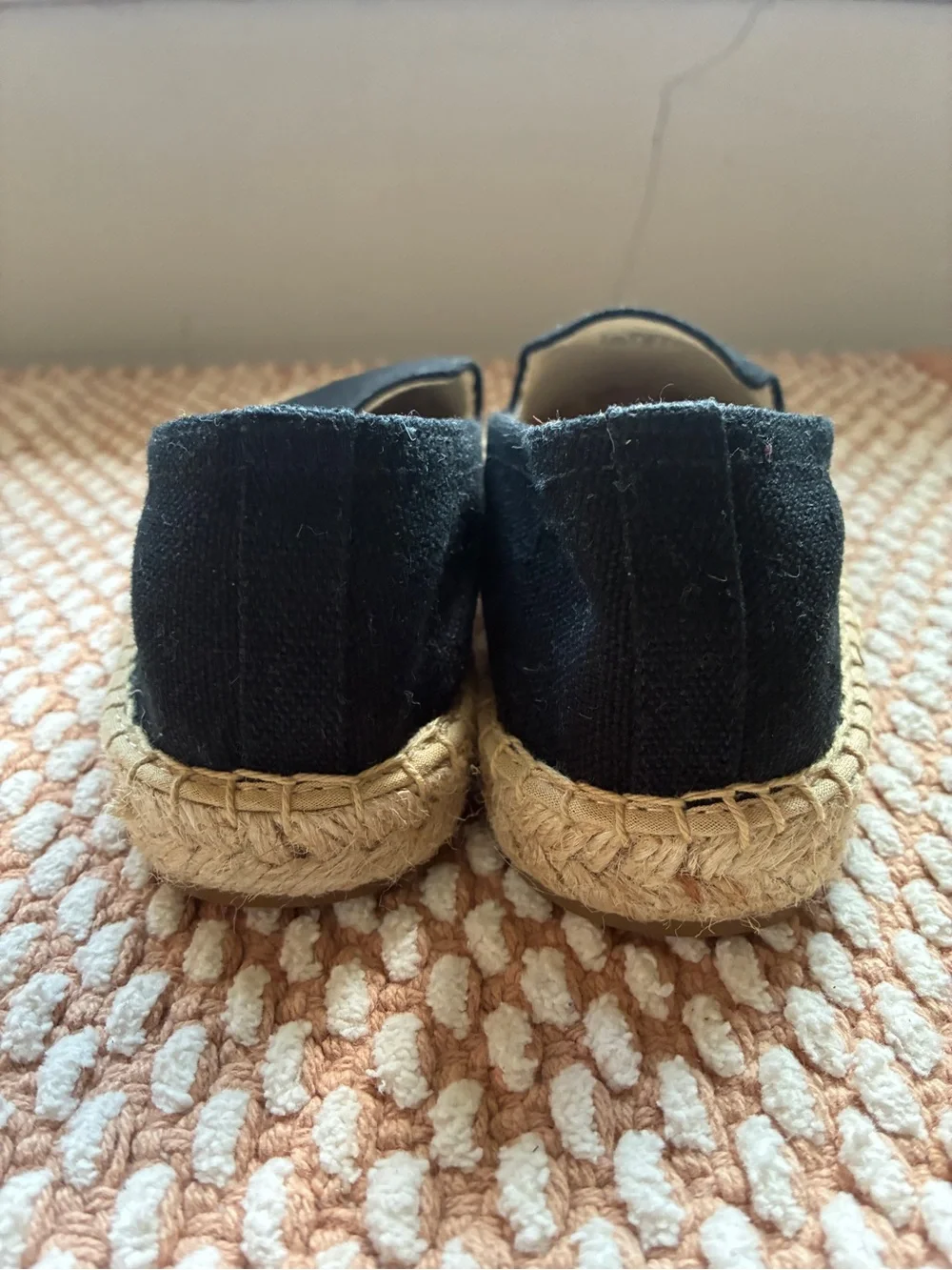 Soludos Black Canvas Slip-On Espadrilles Women’s EU 38 (7-7.5) New Without Box